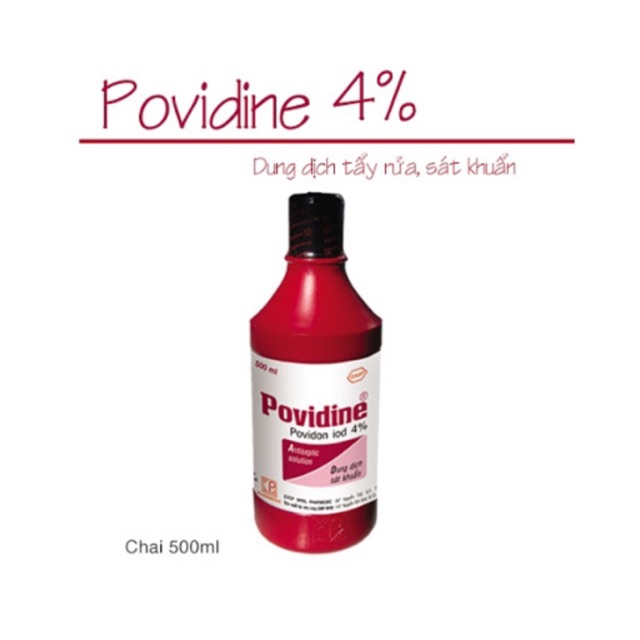 Dung dịch sát khuẩn Povidine 500 ml