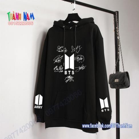 SALE- ÁO HOODIE NHÓM NHẠC BTS, ÁO THU ĐÔNG BTS - mâu HOT