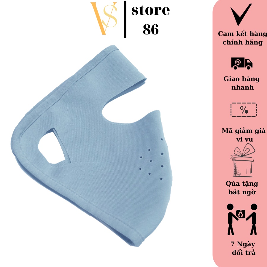 Khẩu trang ninja chống nắng có lỗ thông hơi,chống tia UV cực tốt hợp thời trang cho nam nữ VS STORE