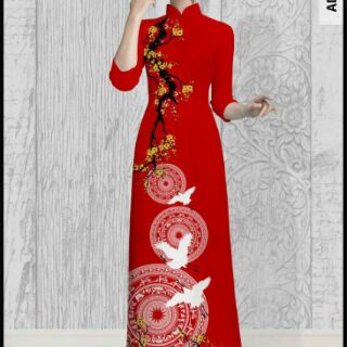 ÁO DÀI 3D CHUẨN ĐẸP