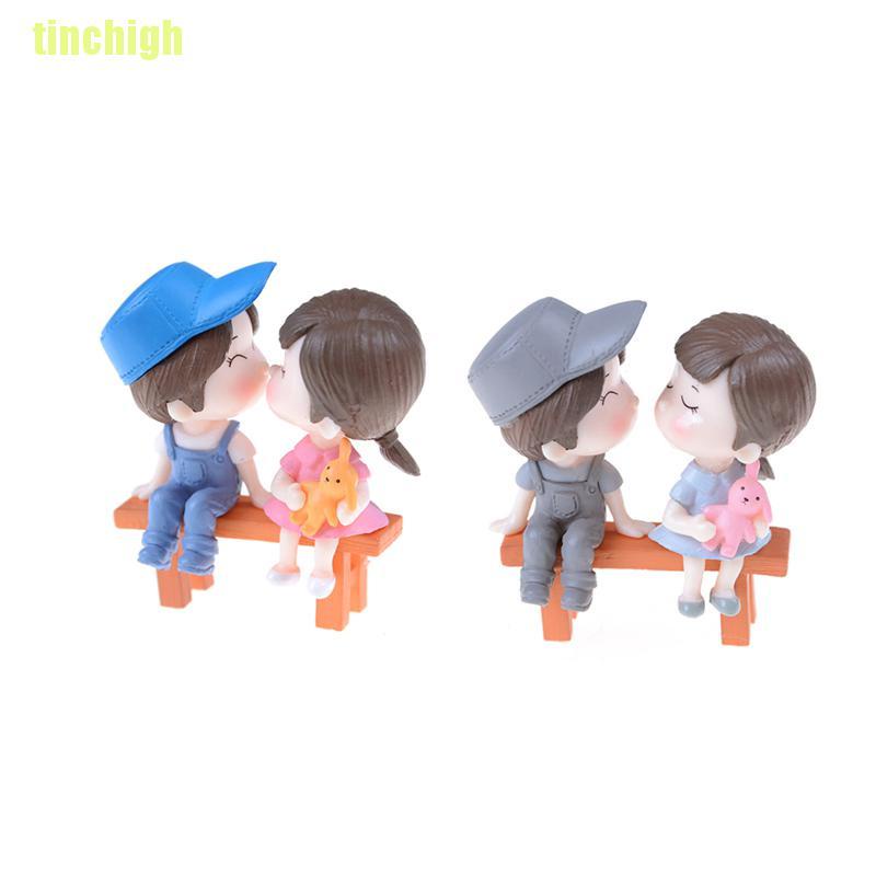 Set 3 Mô Hình Cặp Đôi Mini Trang Trí Tiểu Cảnh / Nhà Búp Bê