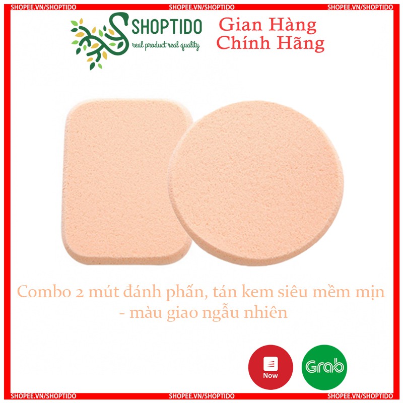 Combo 2 bông mút trang điểm mềm mịn, dễ sử dụng NPP Shoptido