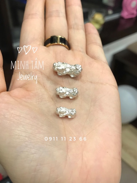 Tỳ hưu bạc ta size mini-Minh Tâm Jewelry