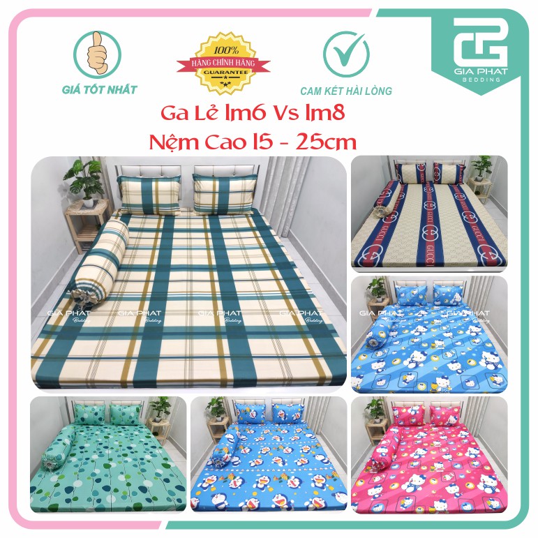 ( Nệm cao 13_25cm) Ga lẻ thun lạnh Việt Nam 1m6 * 2m và 1m8*2m ( không áo gối ) | BigBuy360 - bigbuy360.vn