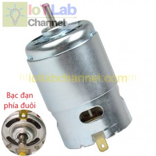 Động cơ DC 775 288W 2 bạc đạn – trục tròn