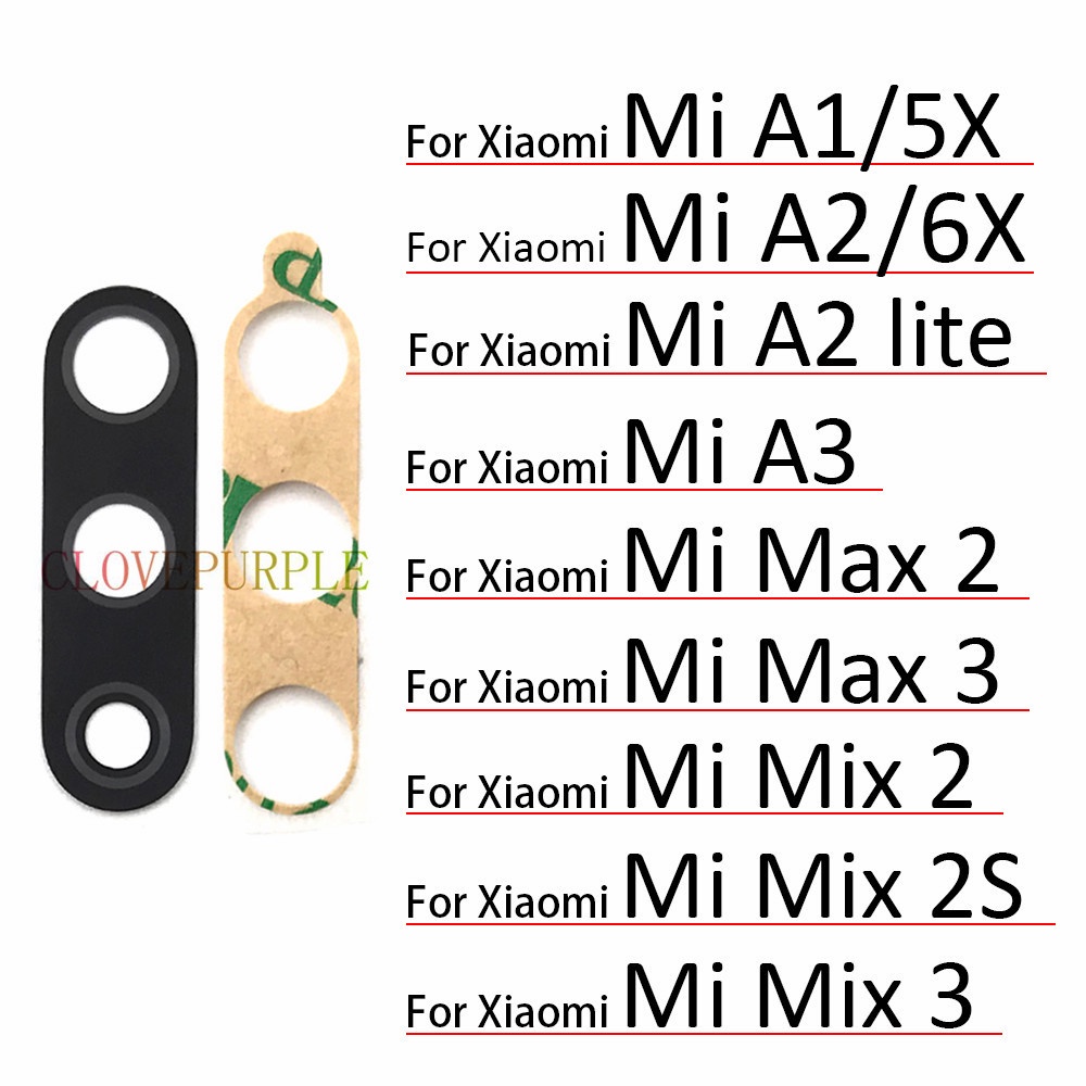 1 X Miếng Dán Bảo Vệ Camera Sau Cho Xiaomi Mi 5x 6x A1 A2 Lite A3 Mix 2s Max 2 3