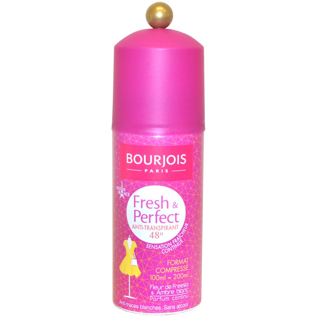 Xịt khử mùi toàn thân BOURJOIS Fresh & Perfect 48h 100ml
