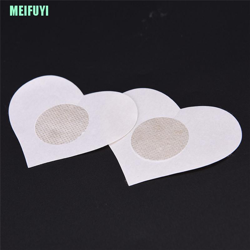Set 10 Miếng Dán Nhũ Hoa Hình Trái Tim