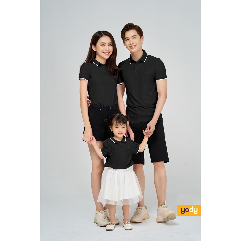 Áo polo trẻ em YODY bé trai bé gái mềm mịn thoáng mát co giãn tốt - KPS32