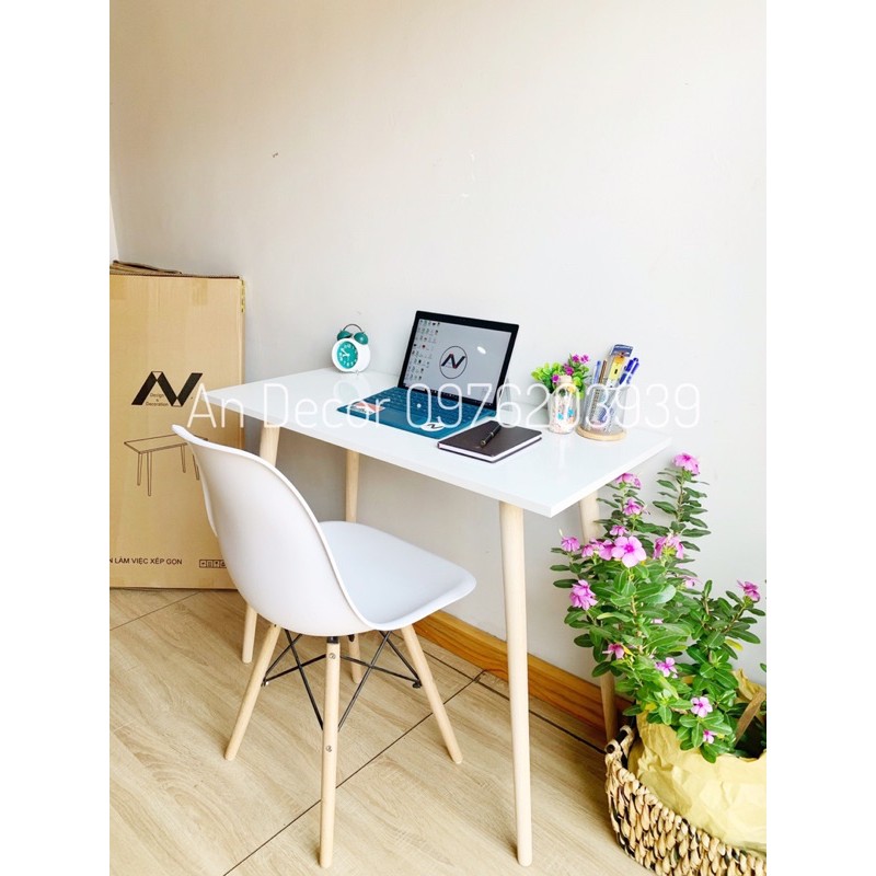 BÀN LÀM VIỆC / BÀN HỌC (không kèm ghế ), chân gỗ cao su tự nhiên , mặt phủ chống trầy , Sản Phẩm của Nội Thất An An | BigBuy360 - bigbuy360.vn