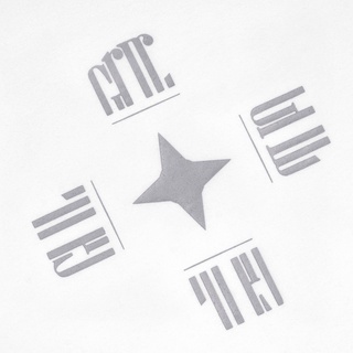 Grimm DC Áo thun tay dài Monogram // Trắng