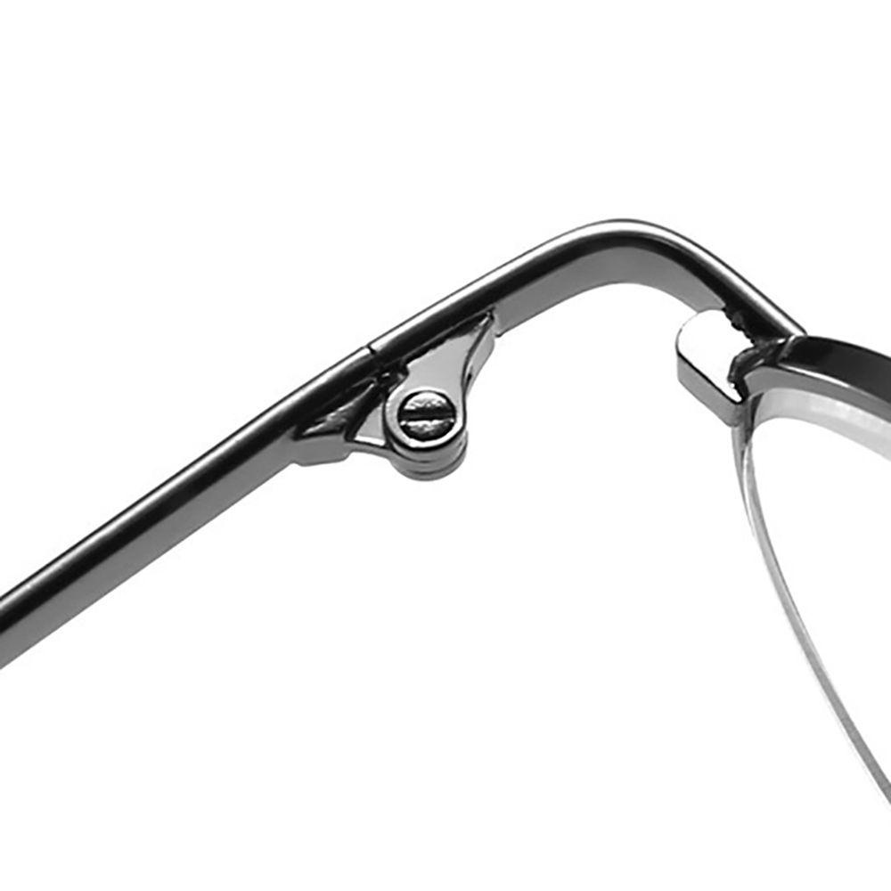 Kính Đọc Sách Gọng Kim Loại Tròn Chống Bức Xạ Chống Bức Xạ Thời Trang Cho Nam Và Nữ