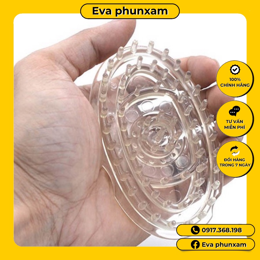Bàn chà thông kinh lạc vùng đầu ( lược gội đầu) dùng trong spa thẫm mỹ viện