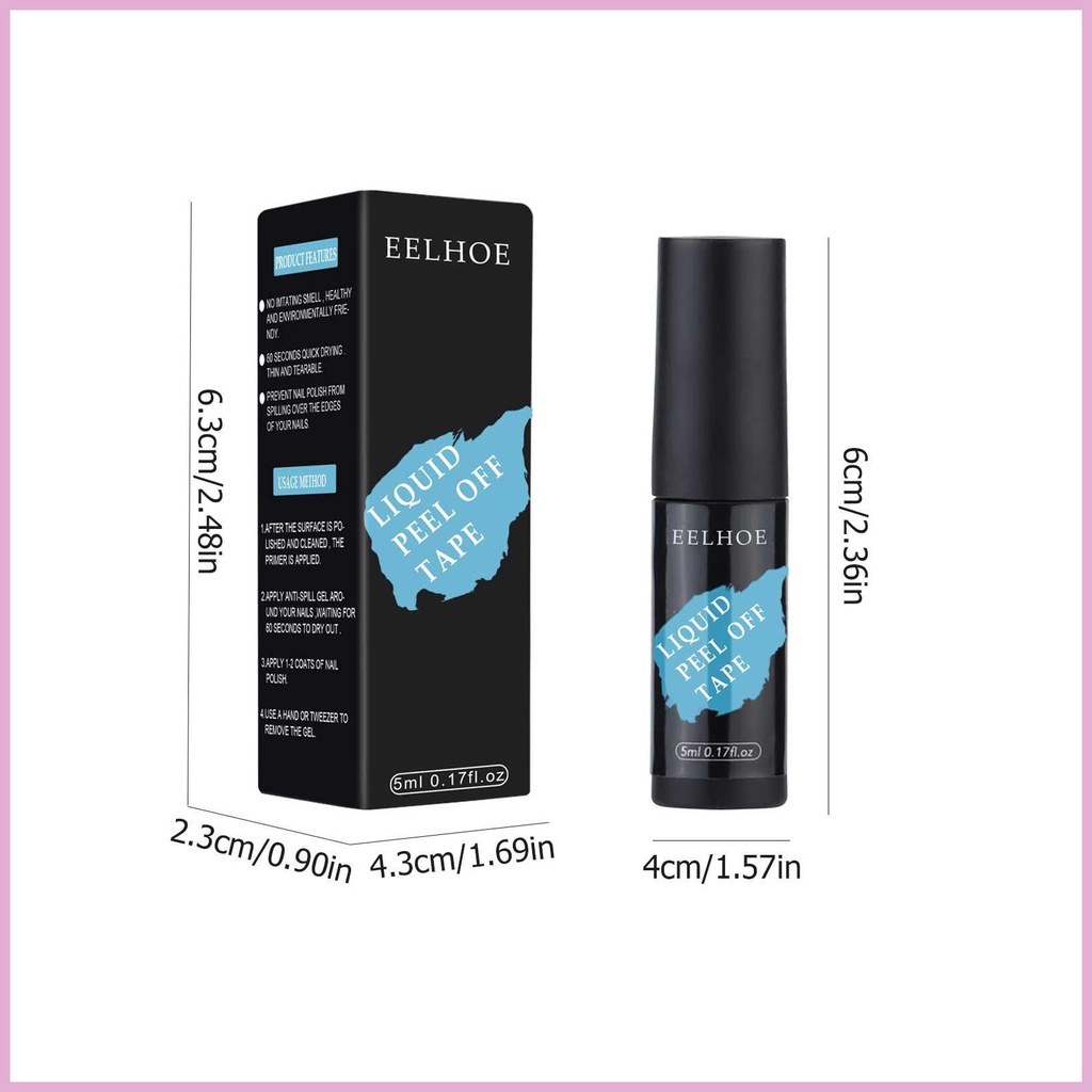 Sơn Móng Tay Latex Lỏng Dạng Lột Bảo Vệ Móng Tay