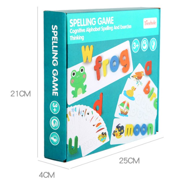 Bộ thẻ đánh vần chữ cái tiếng Anh cho trẻ em - Spelling Game