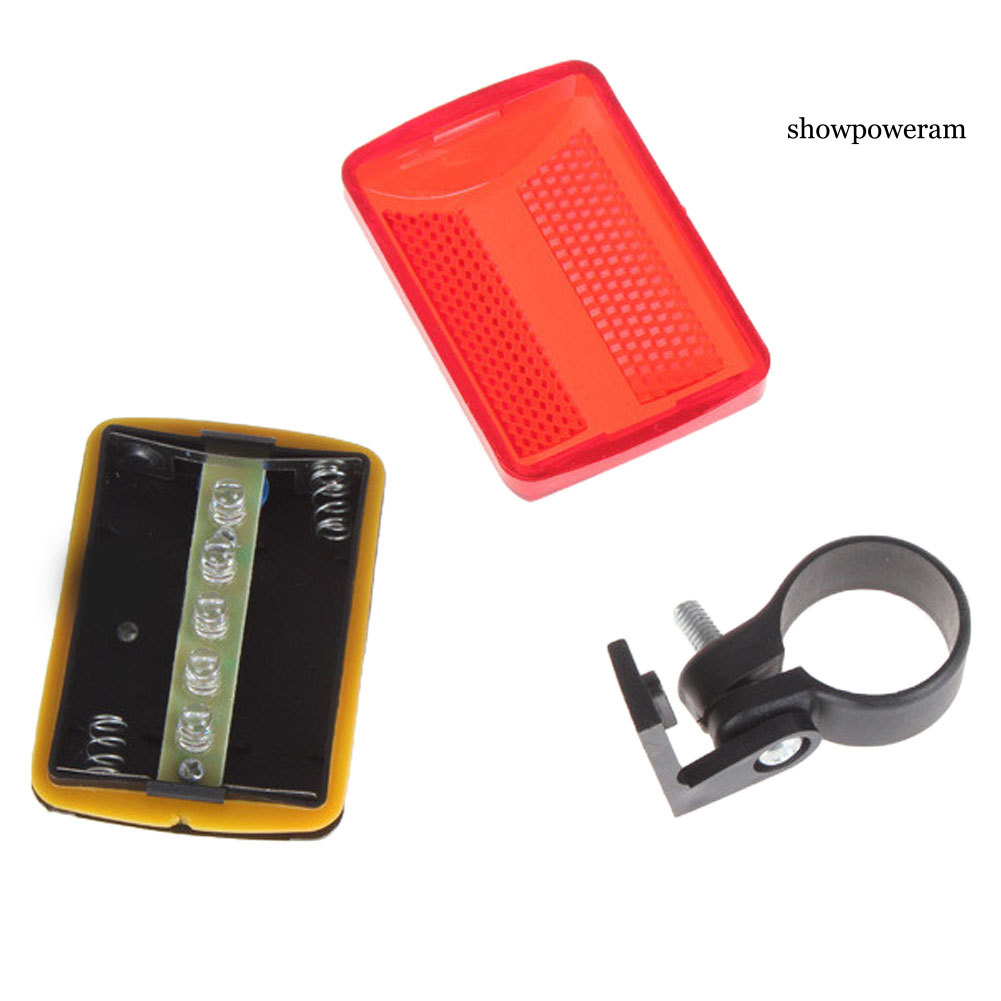 Đèn An Toàn Phía Sau Xe Đạp 5 Bóng Led Spm 7 Chế Độ