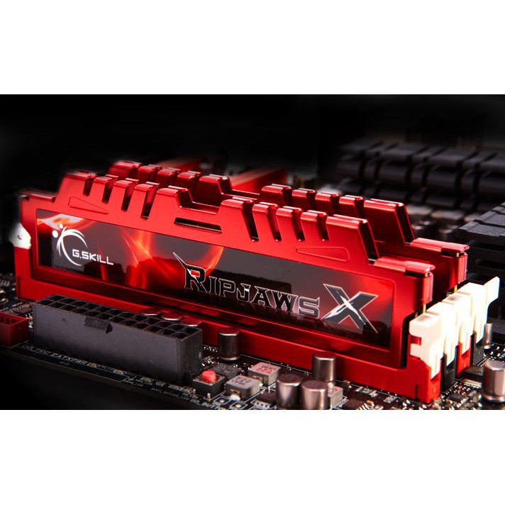 Ram G.SKILL Ripjaws 4G DDR3 1600 tản nhiệt đỏ