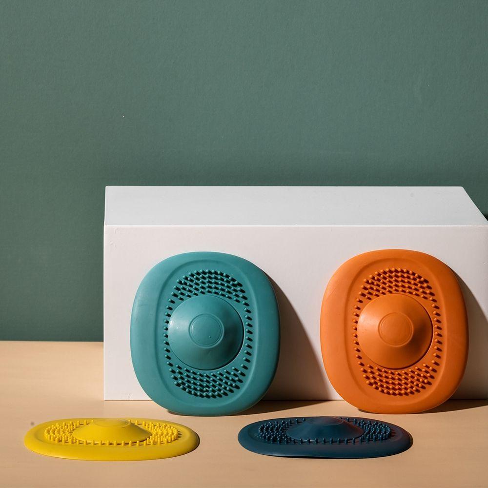 YIYU 1 Nắp Lọc Silicone Gắn Cống Thoát Nước Sàn Nhà Tắm / Bồn Rửa Chén Khử Mùi Tiện Lợi