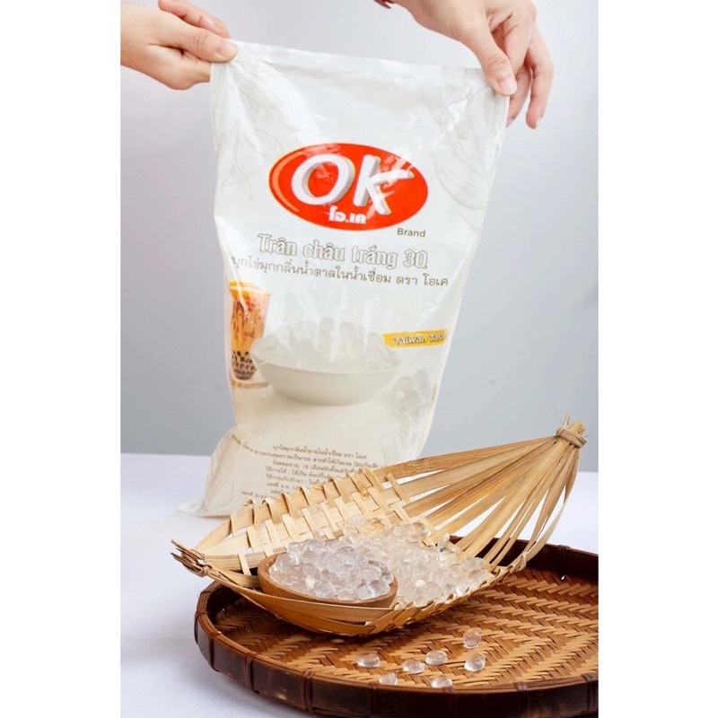 Trân Châu Giòn 3Q OK Chuẩn Vị Thái Lan Bịch 2Kg