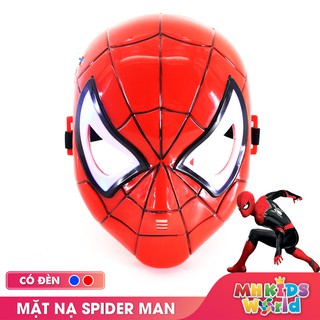 Mặt nạ hóa trang Spider Man đồ chơi hóa trang Avengers Cosplay Halloween sinh nhật cho trẻ em lứa tuổi 3+ nhựa an toàn