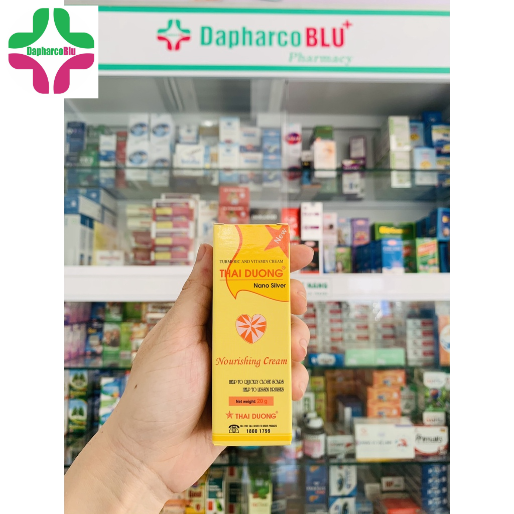 Kem nghệ và Vitamin Thái Dương Nano bạc liền sẹo mờ thâm - Tube 20g