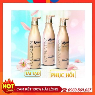 Bộ phục hồi tóc Kami - Phục hồi chăm sóc tóc hư tổn