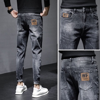 Quần Jean Size 28-34 Nam Dạo Phố Phiên Bản Hàn Quốc Hợp Thời Trang Xuân Hè Chảy Slim-fit Skinny Quần Slim-fit Slim-fit