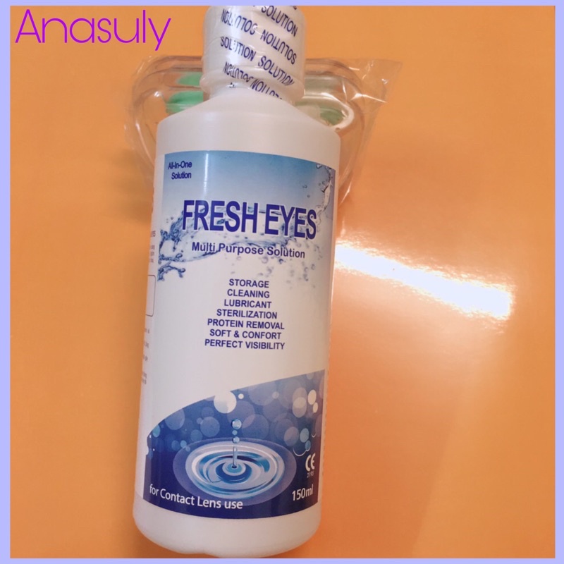 1 chai nước ngâm Lens Fresh Eyes 150ml
