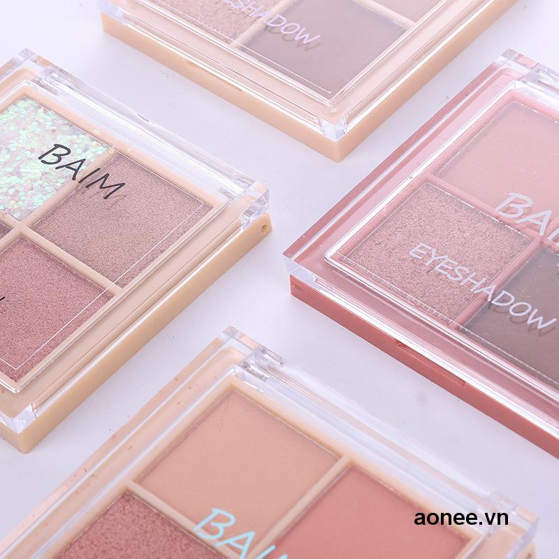 ✨✨Bảng Phấn Mắt Dikalu 4 Màu Dễ Lên Màu Lâu Trôi Trang Điểm Làm Đẹp