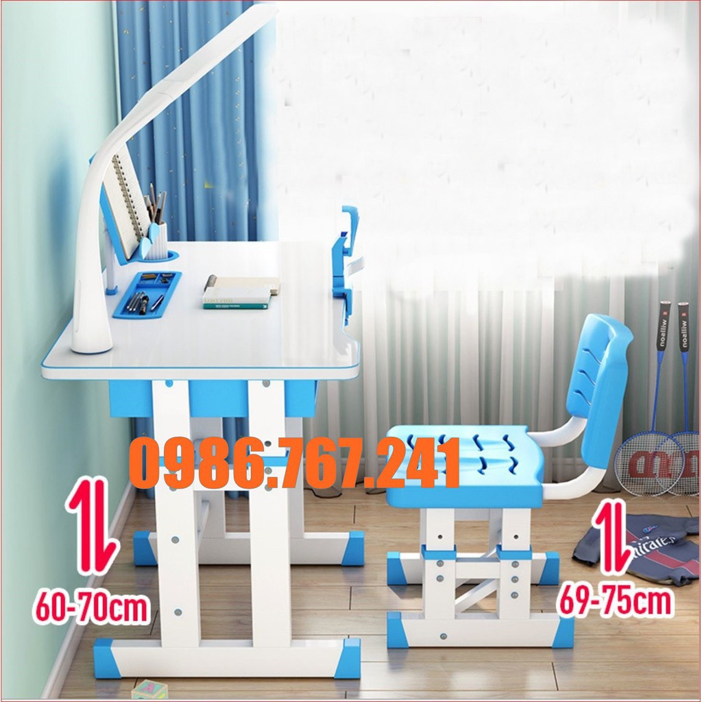 Bàn học chống gù lưng, siêu bền cho bé, điều chỉnh được độ cao | BigBuy360 - bigbuy360.vn