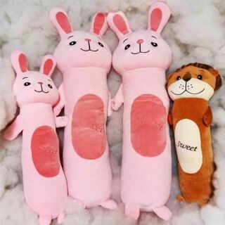 Gối ôm 3d thỏ hồng miniso size 60 và size 1m