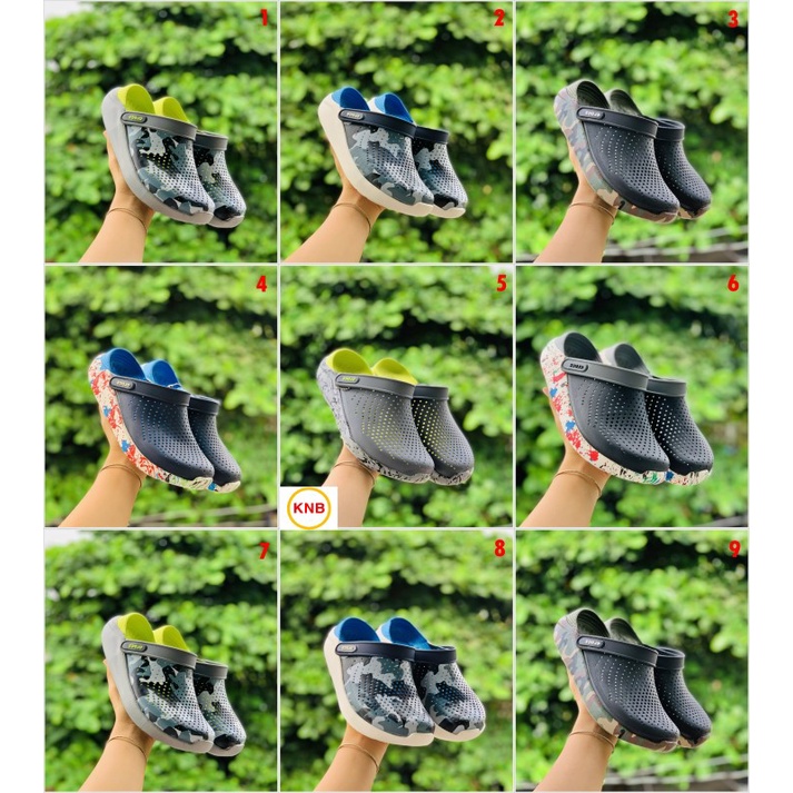 Dép sục cross literide camo nam nữ mẫu mới -FREESHIP + Hàng loại 1- Dép Quai Ngang Nam Nữ bít đầu - nhiều màu