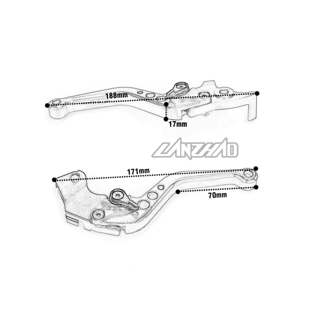 Tay Thắng CNC Chuyên Dụng Cho Xe Mô Tô KTM Duke 200 250 390 125 RC 250 390
