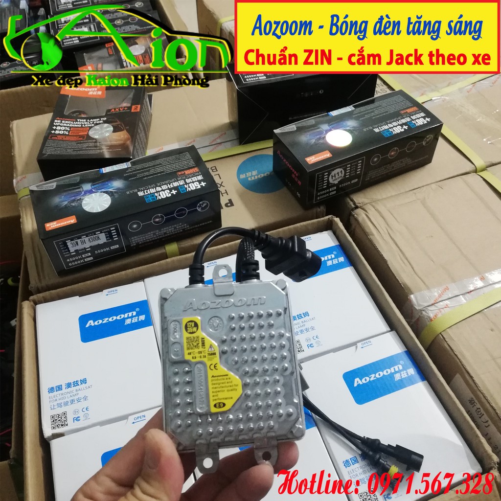 Ballast Aozoom kích sáng Xenon công suất 35W - Công Nghệ Đức - Chính Hãng