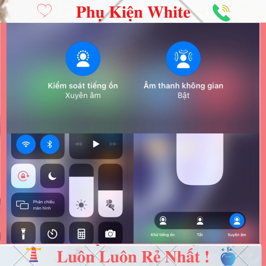 Airpods Pro Tai Nghe Không Dây Bluetooth airpods thế hệ thứ 3 ( TWS airpod pro ) và Vỏ ốp lưng  Airpod / Airpods Pro