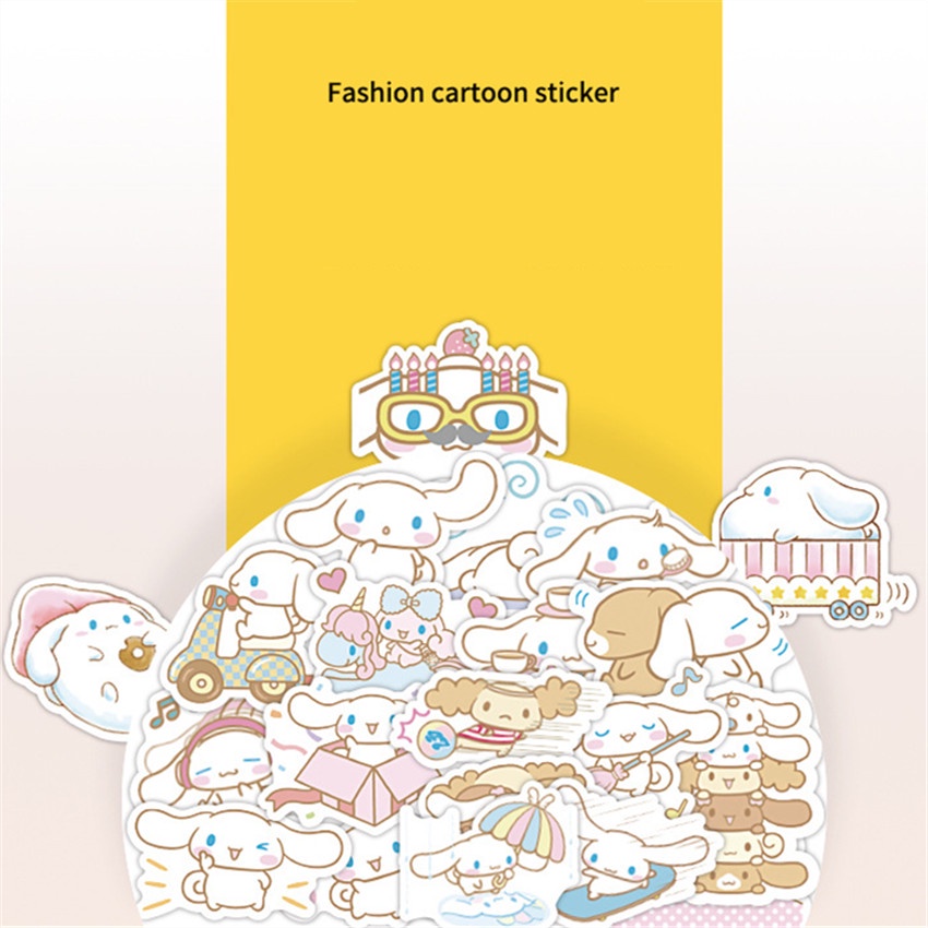 56 Cái / Bộ ☆ Cinnamoroll. Hình Dán Sanrio ☆ Sticker Dán Tường Chống Thấm Nước Thời Trang