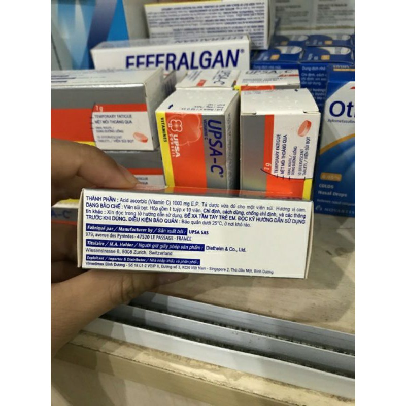 ✅Viên Sủi Upsa C Tăng Cường Sức Đề Kháng
