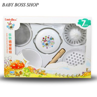 Bộ chế biến thức ăn dặm kiểu Nhật Dụng cụ ăn dặm kiểu Nhật Dụng cụ ăn dặm cho bé