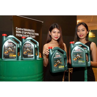 [ CHÍNH HÃNG CASTROL ] Nhớt ô tô Castrol Magnatec 10W40 4 lít, chính hãng, phù hợp động cơ xăng