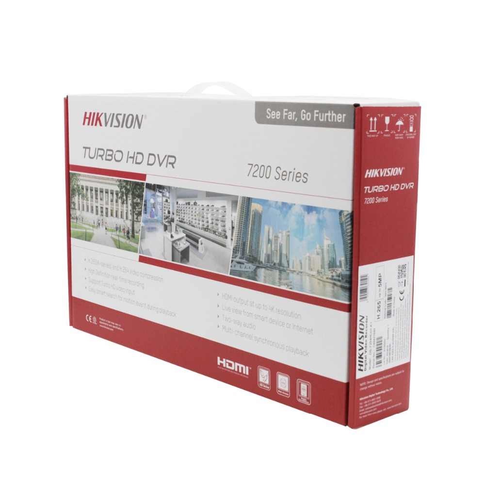 Đầu ghi hình HD-TVI 8 kênh TURBO 4.0MP HIKVISION DS-7208HQHI-K1