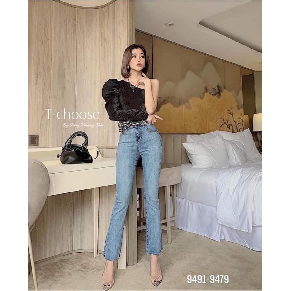 1402QO - Quần ống loe sang chảnh cho các chị em