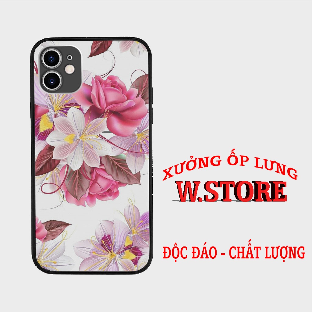 Ốp Lưng quý phái ốp đt in hình bông hoa cực sang đẹp dành cho Iphone 6 đến 12 promax BRD20210191