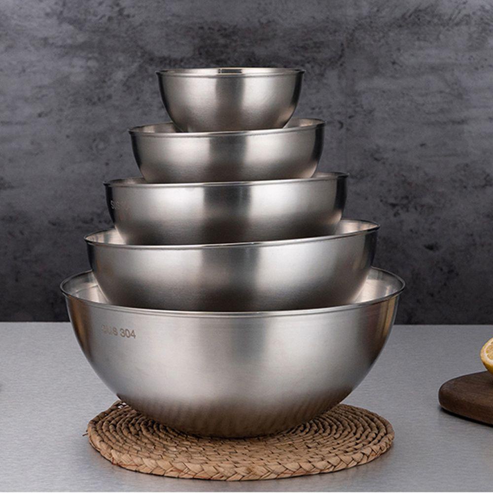 Bát Làm Salad Bằng Thép Không Gỉ Chống Mùi Dễ Vệ Sinh