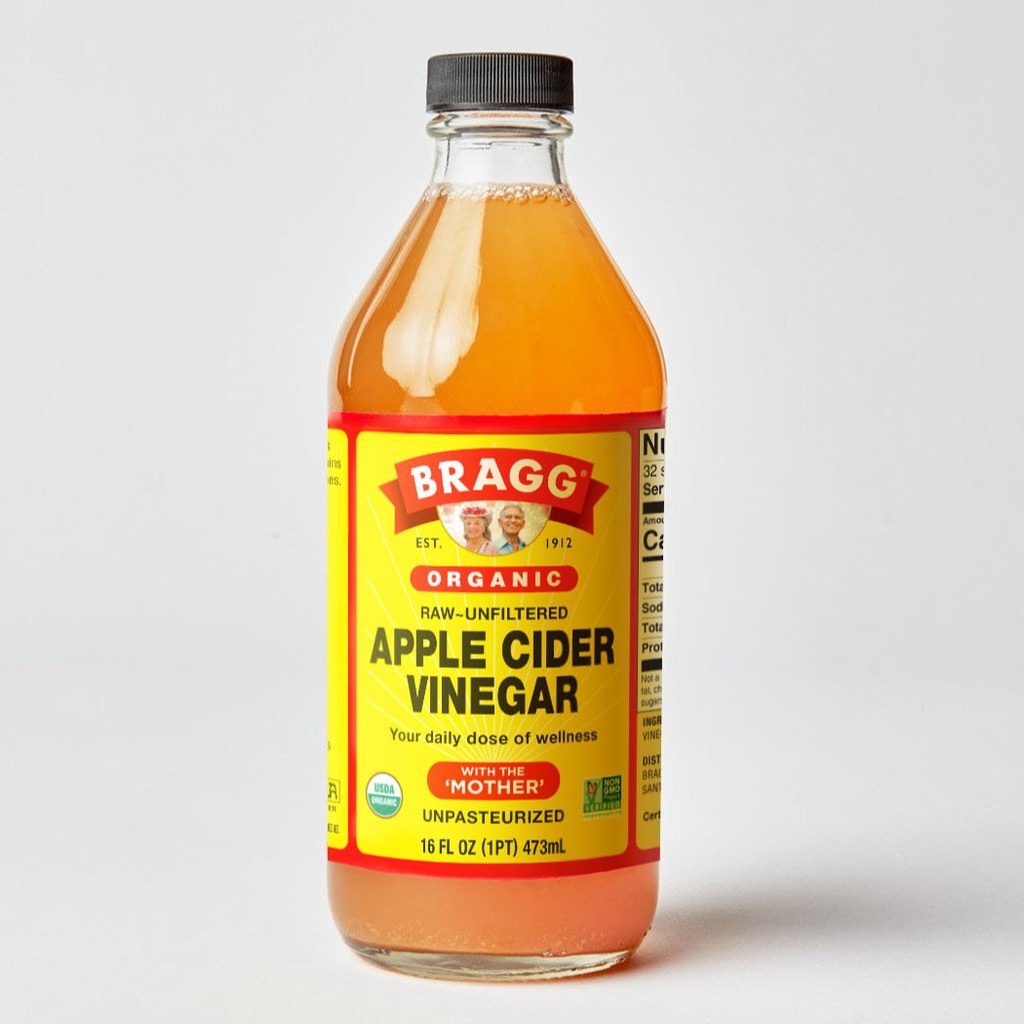 Giấm táo hữu cơ Bragg 473ml - Raw Apple Cider Vinegar