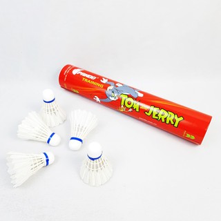 Ống Cầu Lông Pando Tom & Jerry đỏ set 12 quả Greennetworks