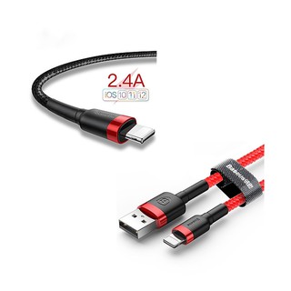 Cáp sạc iPhone  Baseus dài 1m 2.4A