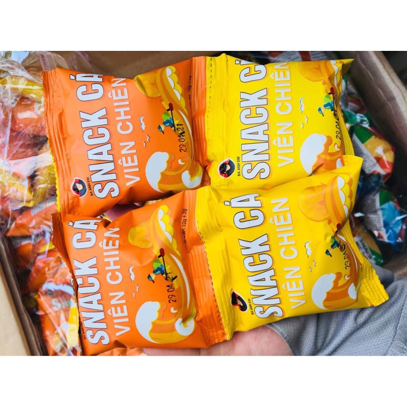 Snack cá viên chiên mini ngon