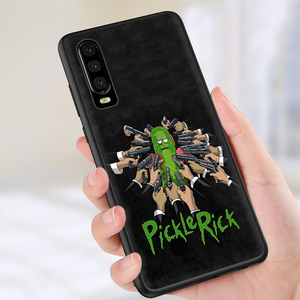 Ốp Điện Thoại Tpu Dẻo Họa Tiết Hoạt Hình Rick And Morty Dễ Thương Chống Rơi Cho Huawei P Smart 2021 P Smart S P9 P10 Lite P20 Pro