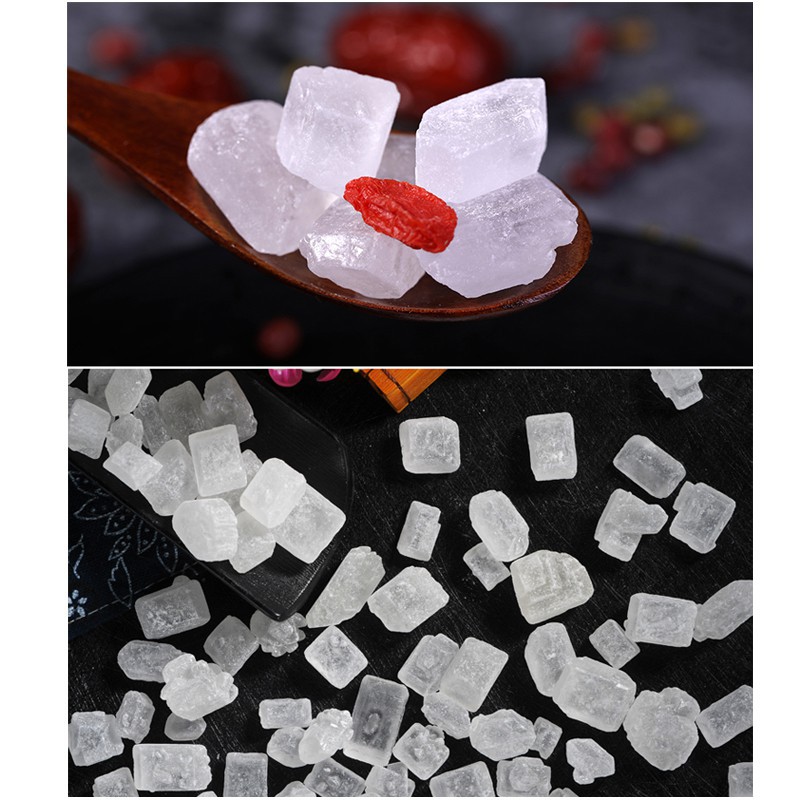 Đường phèn - 1kg đường phèn hạt nhỏ, không có chỉ - nấu chè, nấu sâm, pha trà chất lượng
