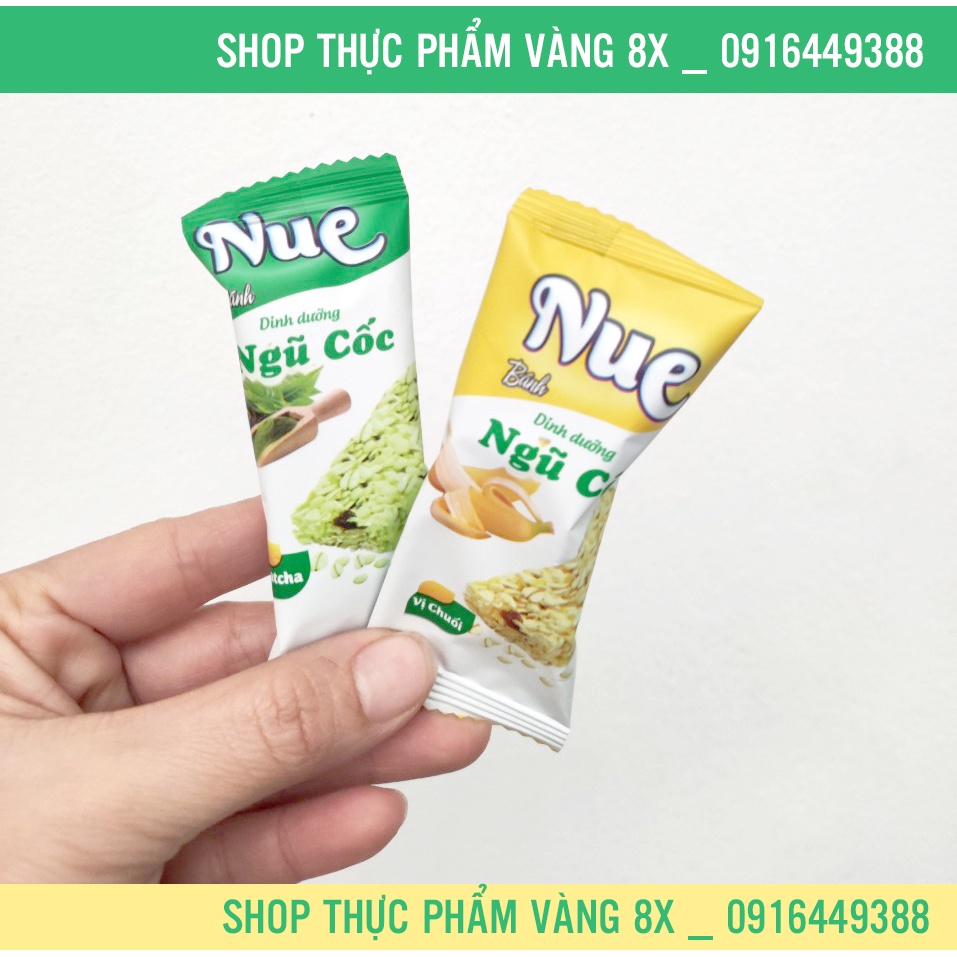 Hộp Bánh ngũ cốc dinh dưỡng _ vị chuối _vị matcha_180g